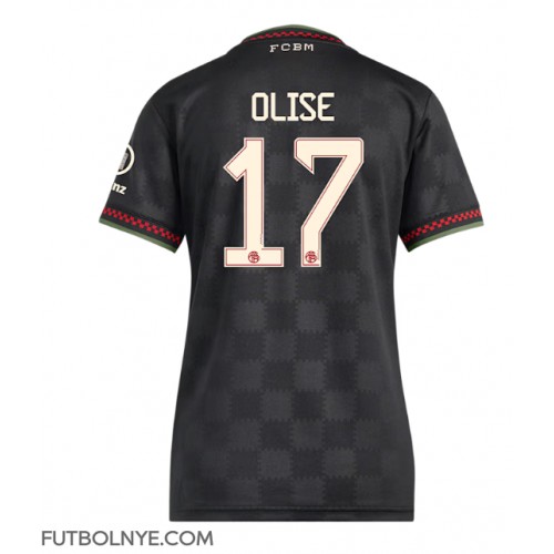 Camiseta Bayern Munich Michael Olise #17 Tercera Equipación para mujer 2025-26 manga corta